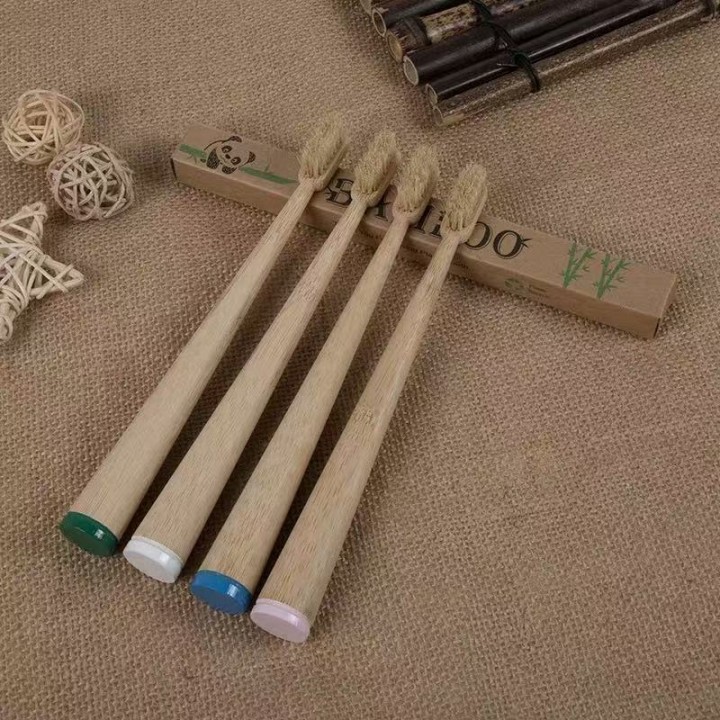 Bambusz fogkefe kúp alakú