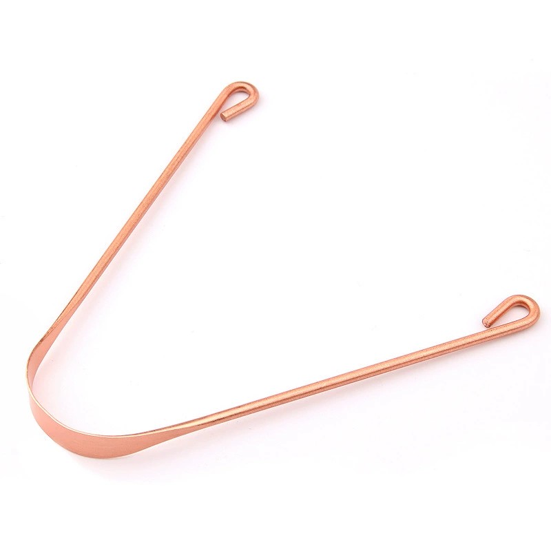 U Shaped Tongue Scraper Pure Copper